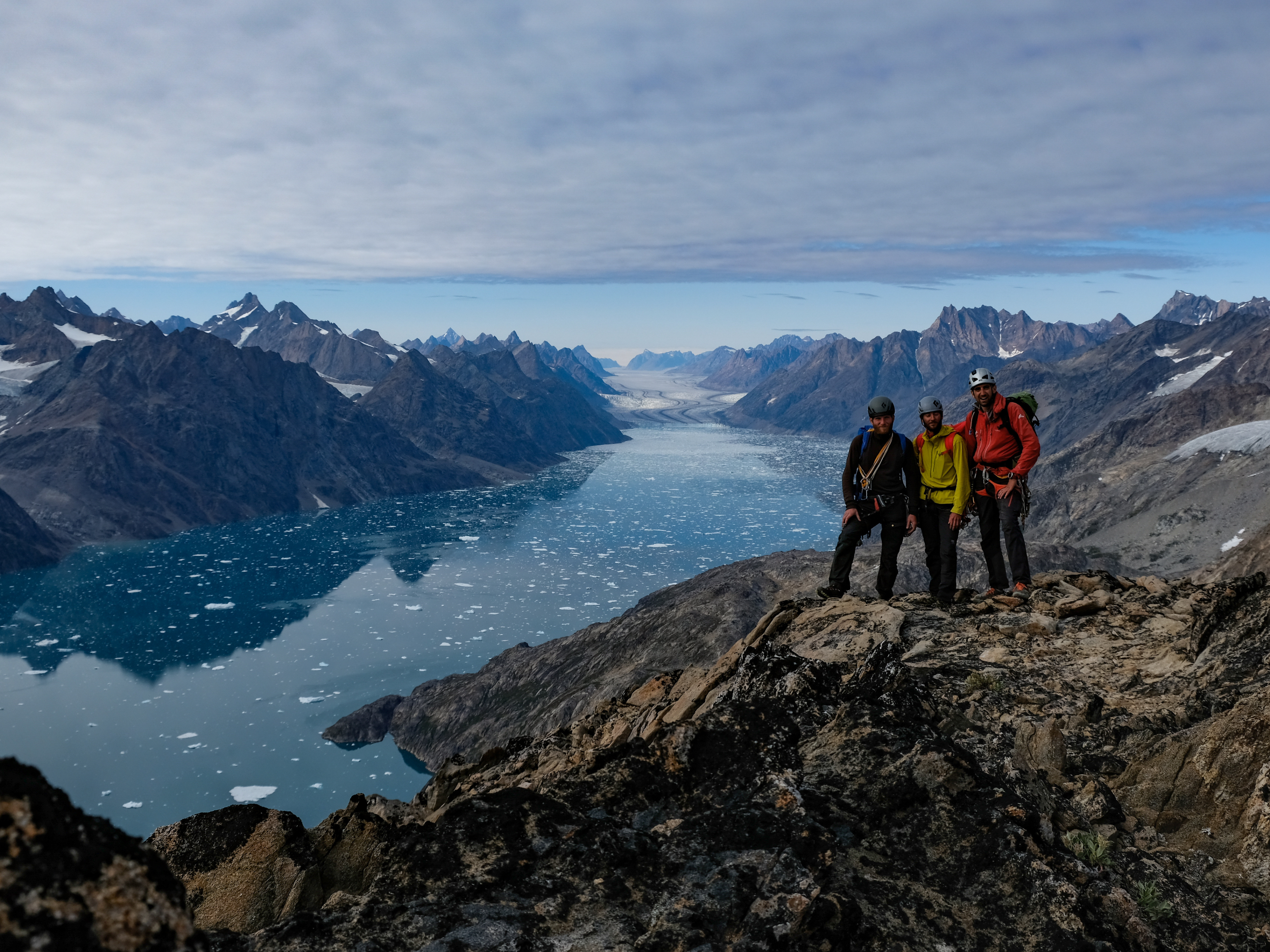 Sailing alpinism expedition in East Greenland
