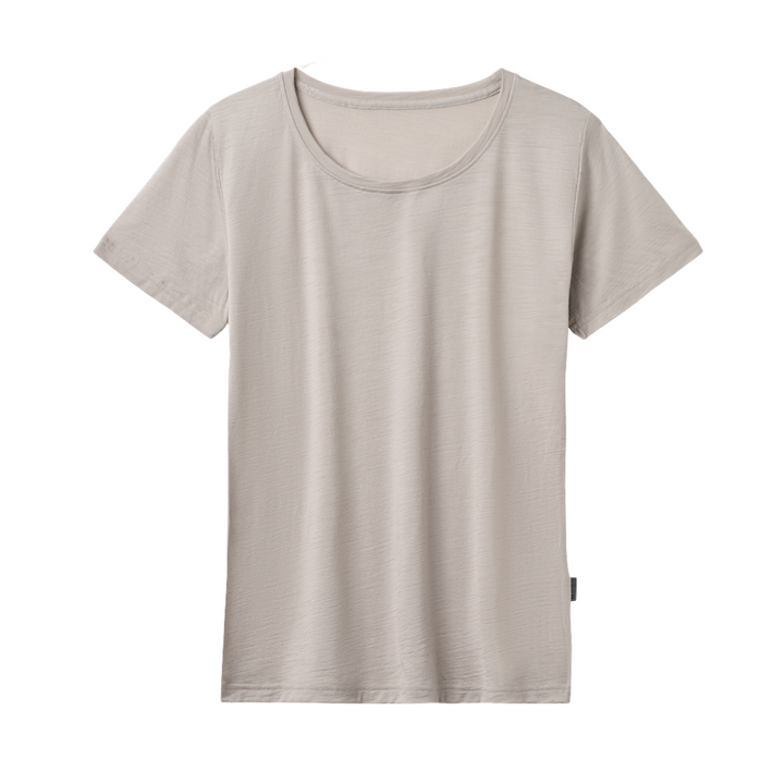 W-135 kvinde O-neck (Decade Grey) 