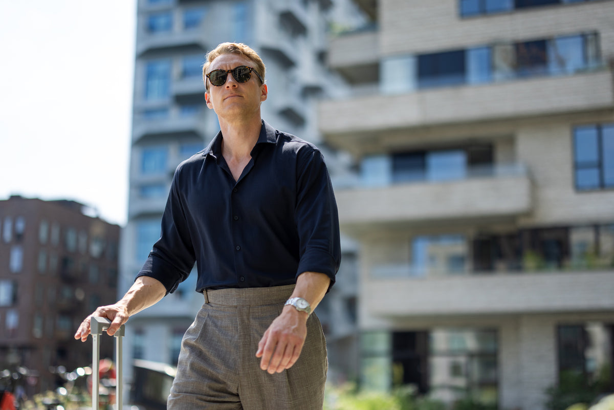 Rasmus Palsgaard i CWS-160 Merinoskjorten (0401)
