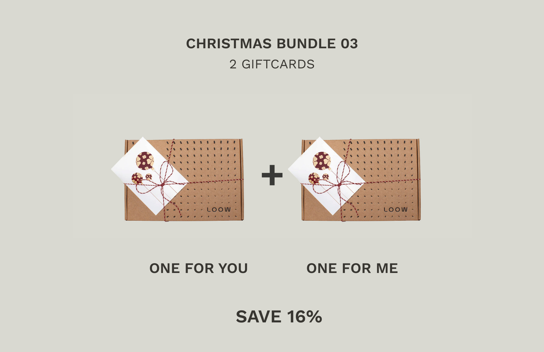 One for you, and one for me