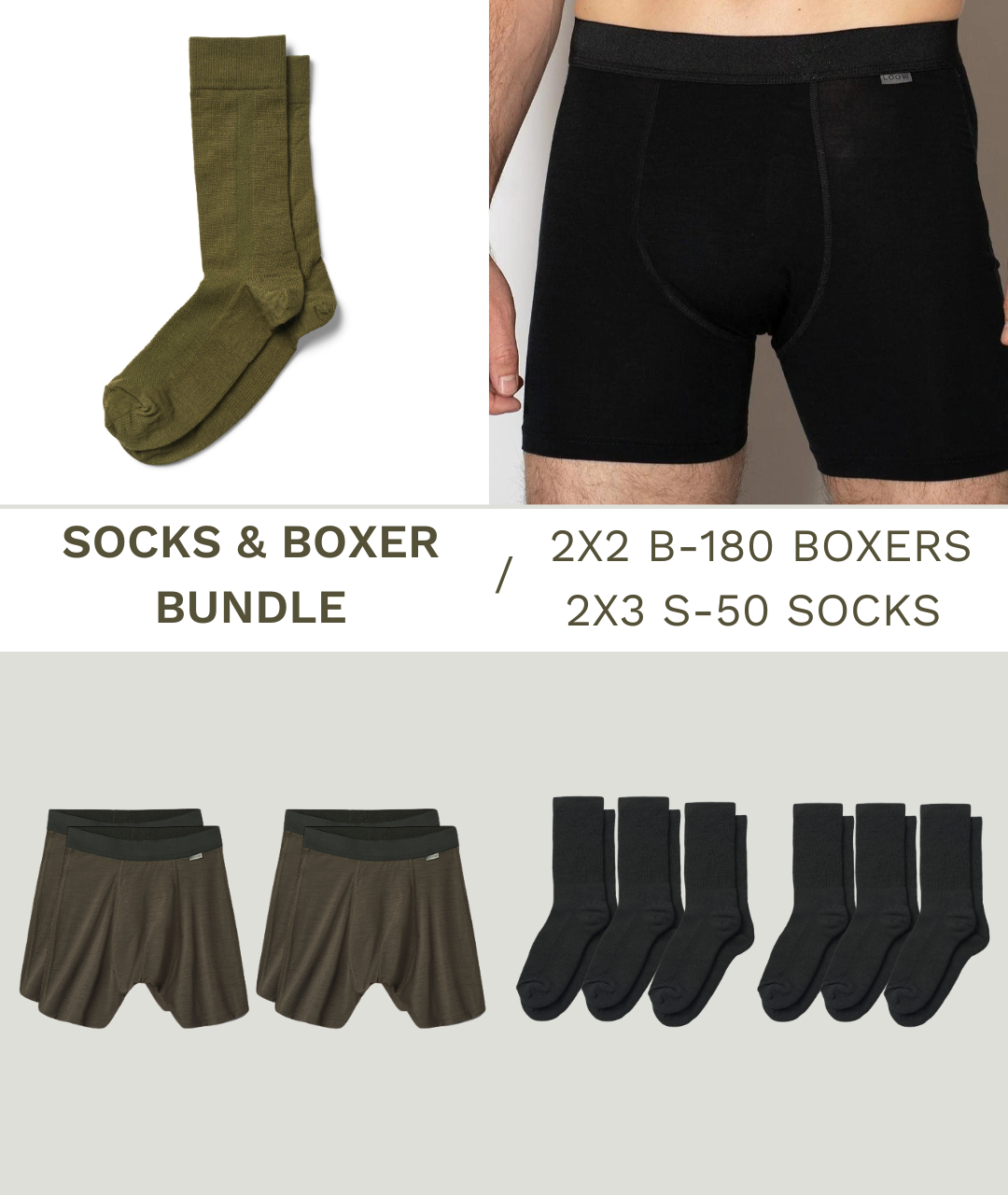 Socks & Boxers Bundle