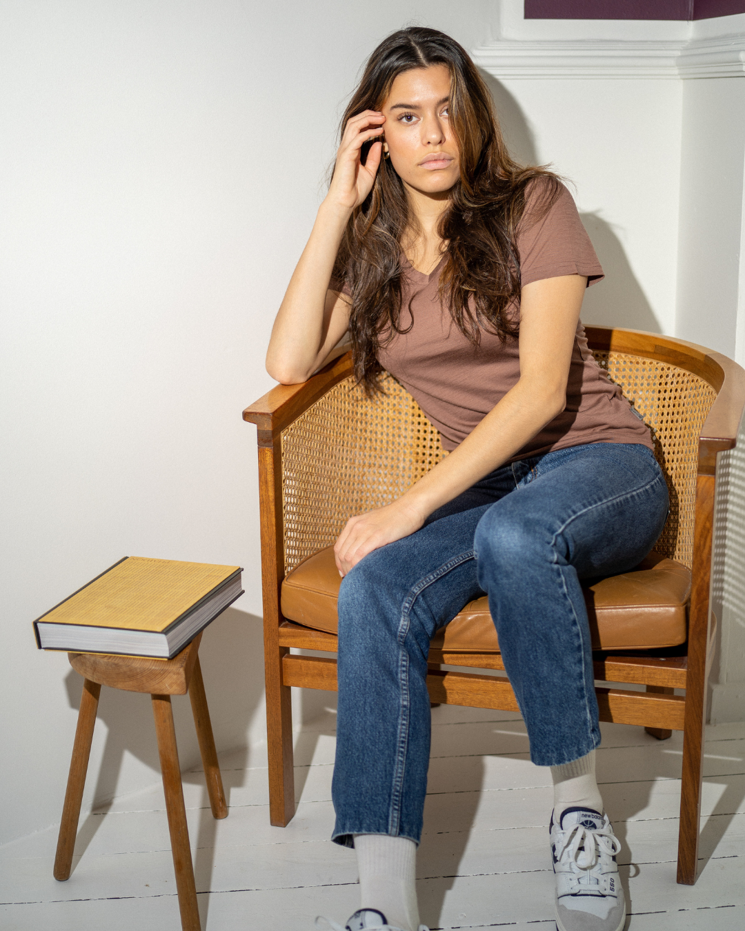 W-135 Longsleeve Cappuccino (SALE)