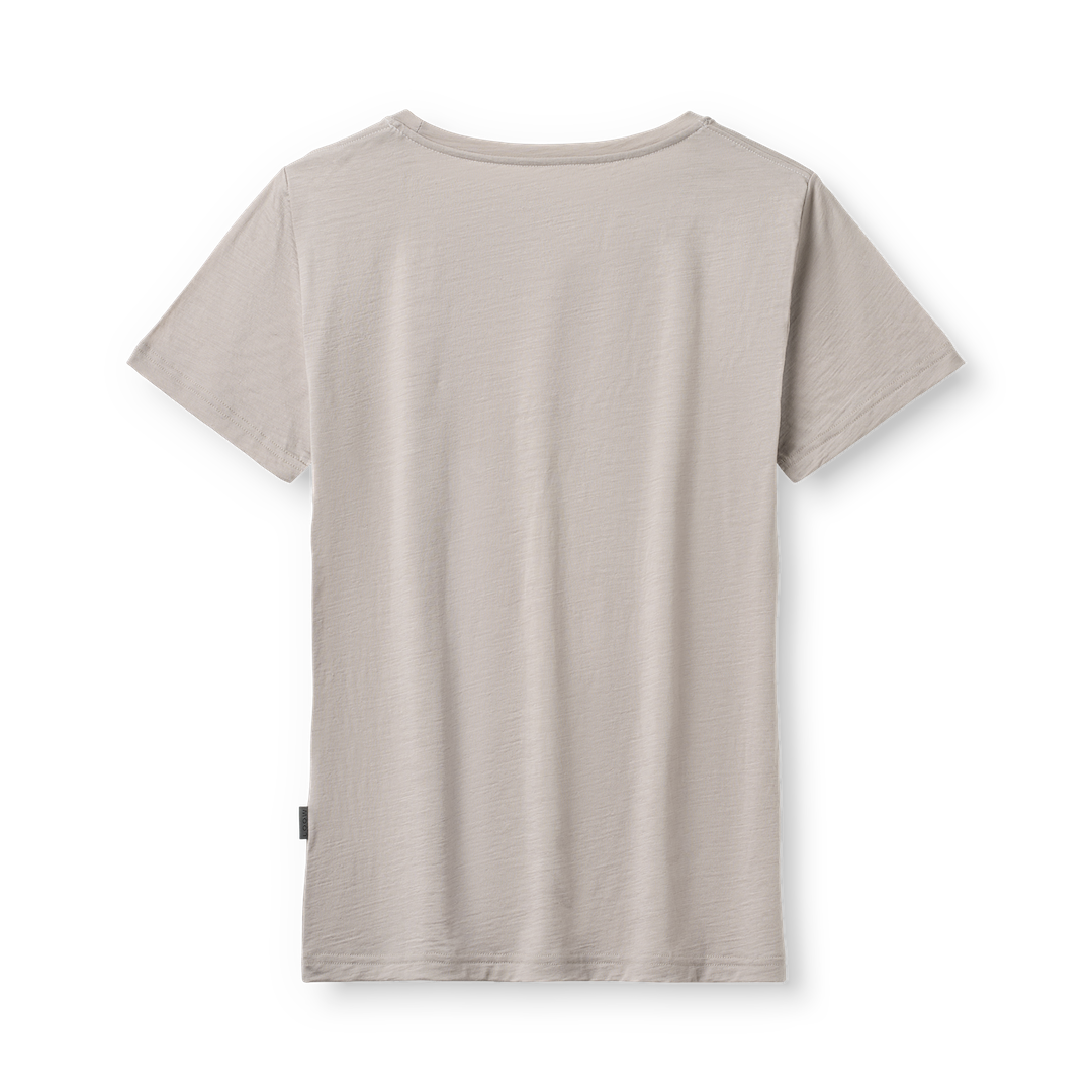 W-135 kvinde O-neck (Decade Grey) 